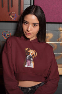 Stepevoli Clothing - Crop Hoodie (Women) - Bright As A Boxer (6 Colours)