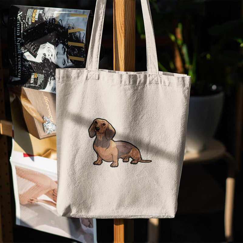 Stepevoli Tote Bags - Dash Dash Dachshund Tote Bag