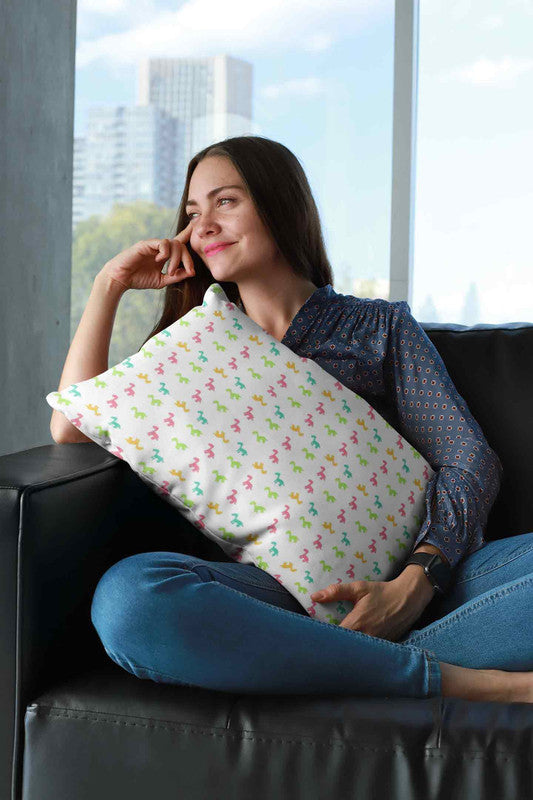 Stepevoli Pillow Cover - Dino Be Mine-O Pillow Cover