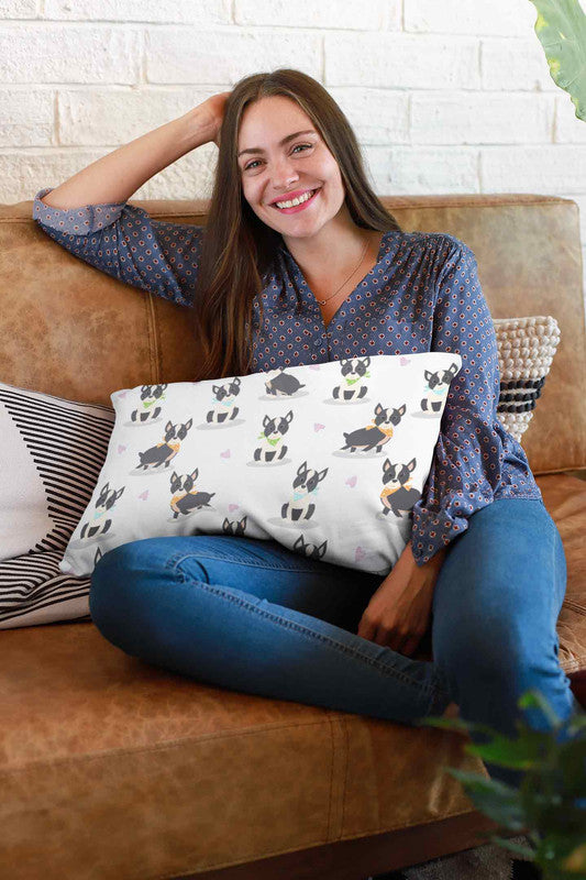 Stepevoli Pillow Cover - French Bulldog Buddies Pillow Cover