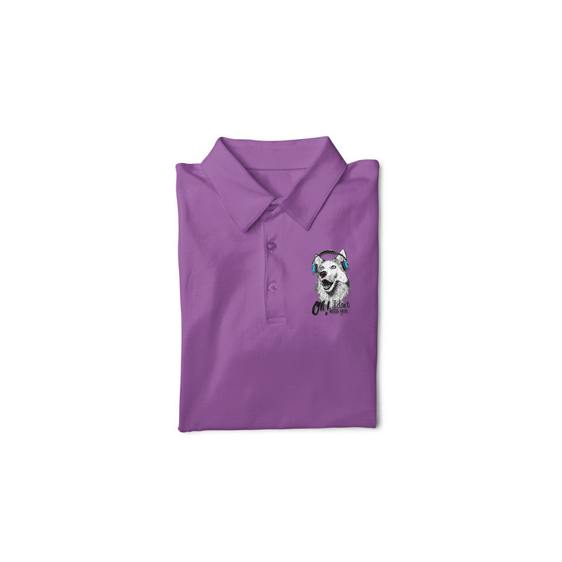 Stepevoli Clothing - Polo Neck T-Shirt (Men) - Howl You Doing? (6 Colours)