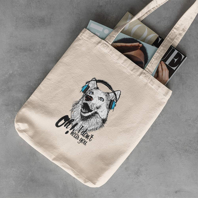 Stepevoli Tote Bags - Howl You Doing? Tote Bag