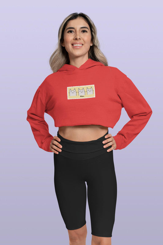 Stepevoli Clothing - Crop Hoodie (Women) - Meh Mondays (6 Colours)