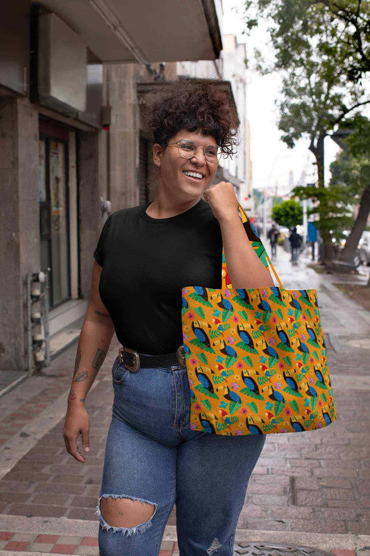 Stepevoli Tote Bags - Talented Toucan Tote Bag