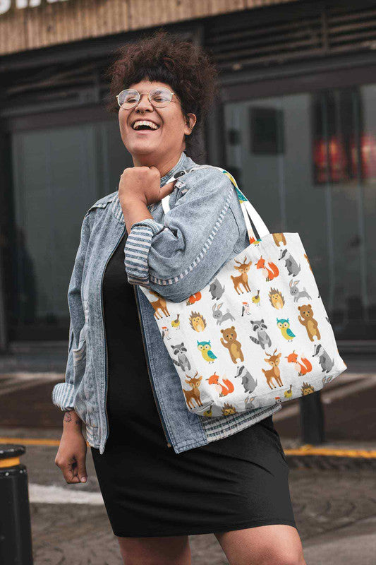 Stepevoli Tote Bags - Woodland Creatures Tote Bag