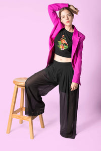 Stepevoli Clothing - Crop Top (Women) - Fashionable Flamingo (12 Colours)