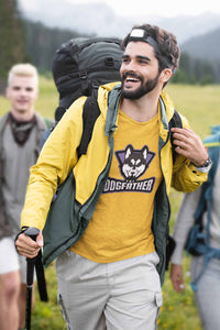Stepevoli Clothing - Round Neck T-Shirt (Men) - The Dogfather Husky (11 Colours)