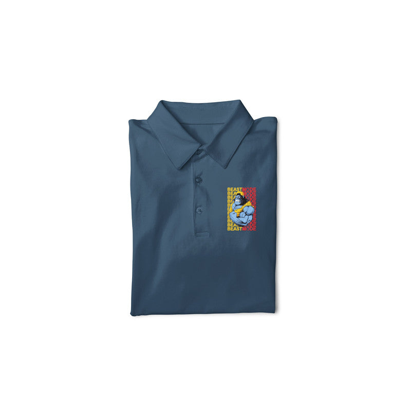 Stepevoli Clothing - Polo Neck T-Shirt (Men) - Beast Mode (8 Colours)