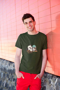 Stepevoli Clothing - Round Neck T-Shirt (Men) - Clawful Nap (11 Colours)