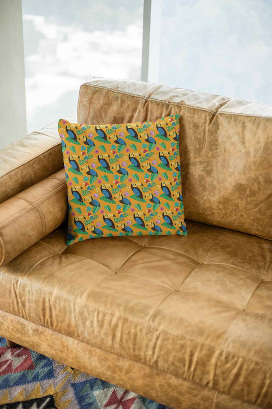 Stepevoli Cushion Covers - Talented Toucan Cushion Cover