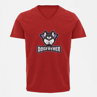 Stepevoli Clothing - V Neck T-Shirt (Men) - The Dogfather Husky (5 Colours)