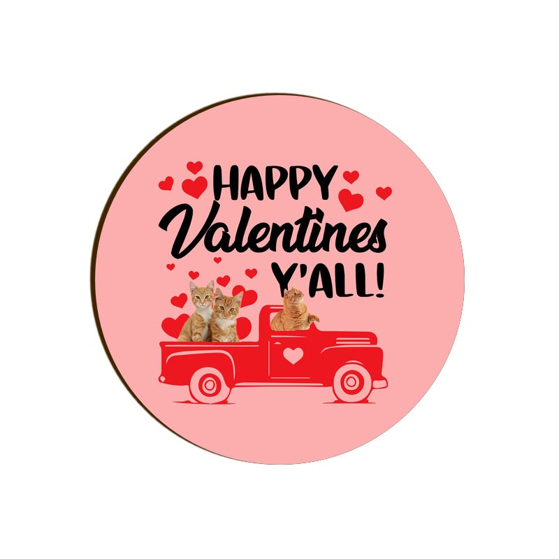 Stepevoli Coasters - Valentine's Day Special Round Coaster