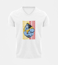 V Neck T-Shirt (Men) - Beast Mode (5 Colours)