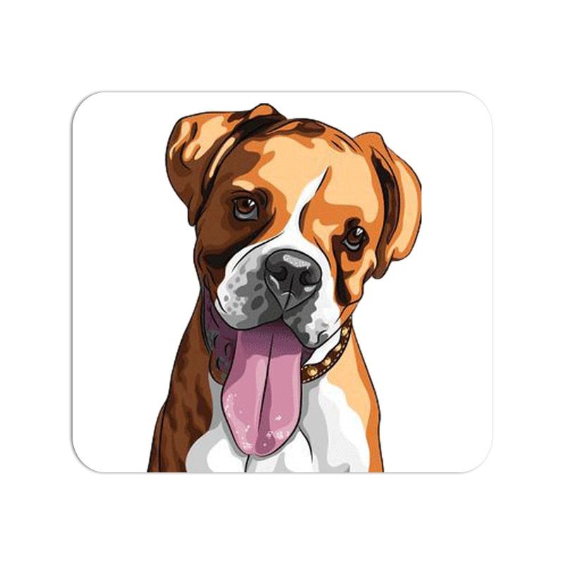 Stepevoli Mouse Pads - Bright As A Boxer Mouse Pad