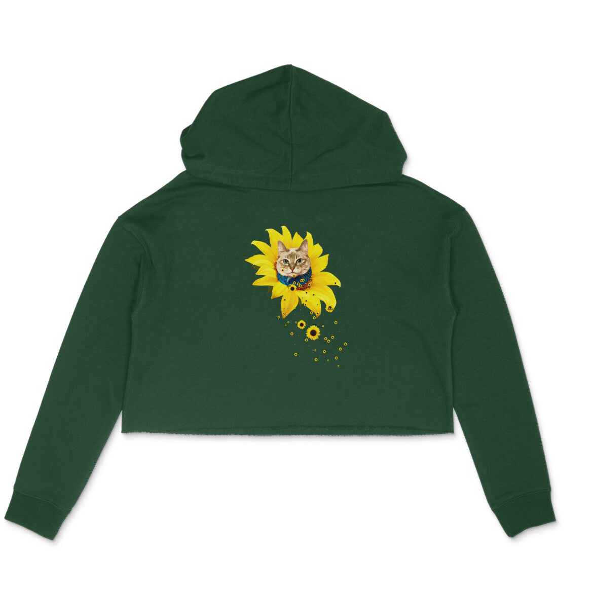Stepevoli Clothing - Crop Hoodie (Women) - A Meowment Of Sunshine (6 Colours)