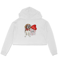 Stepevoli Clothing - Crop Hoodie (Women) - Beagle Furever Love (6 Colours)