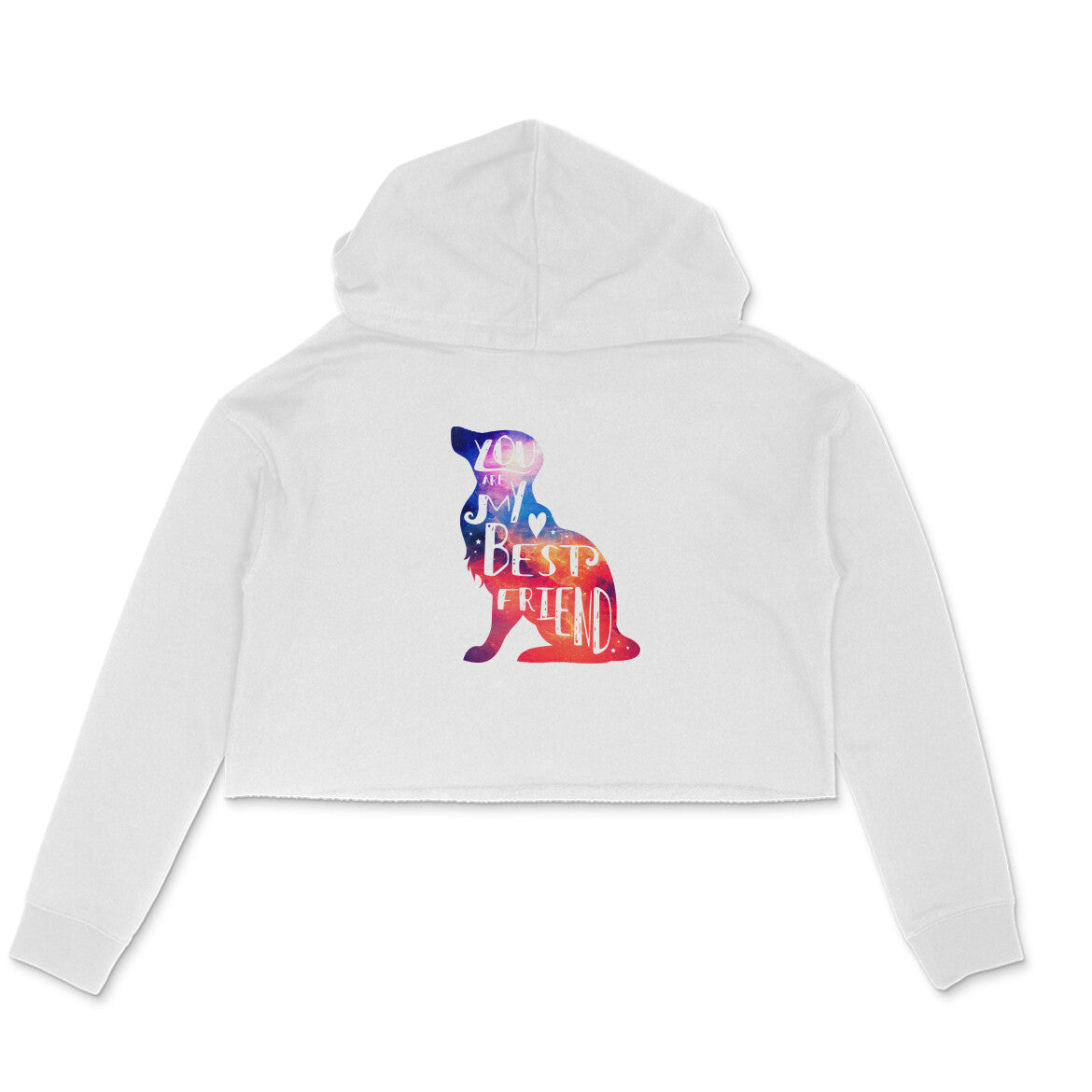 Stepevoli Clothing - Crop Hoodie (Women) - Best Fur-ends Forever (5 Colours)