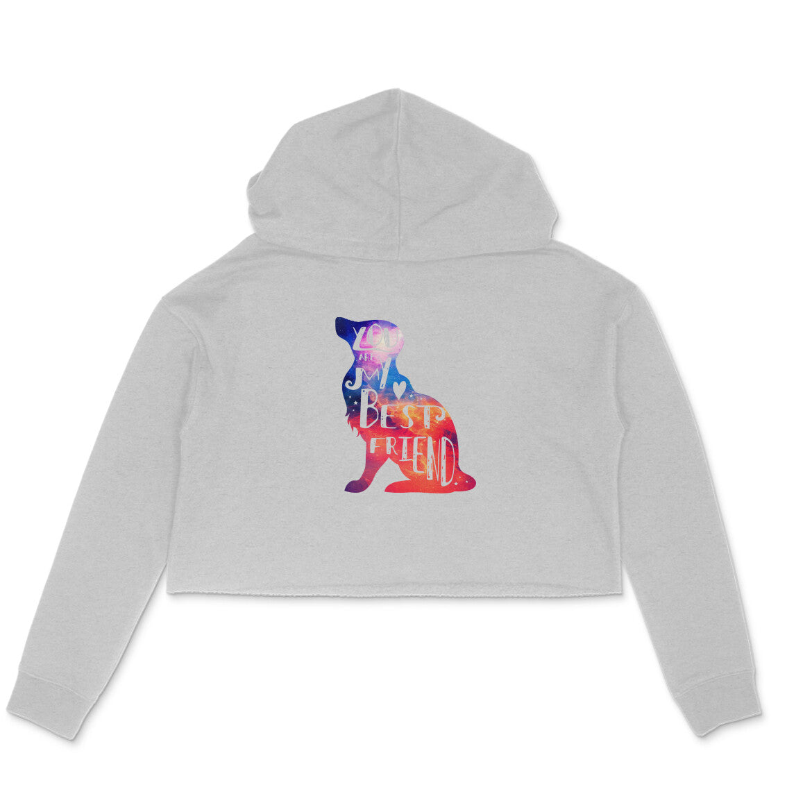 Stepevoli Clothing - Crop Hoodie (Women) - Best Fur-ends Forever (5 Colours)