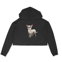 Stepevoli Clothing - Crop Hoodie (Women) - Chatty Chihuahua (6 Colours)