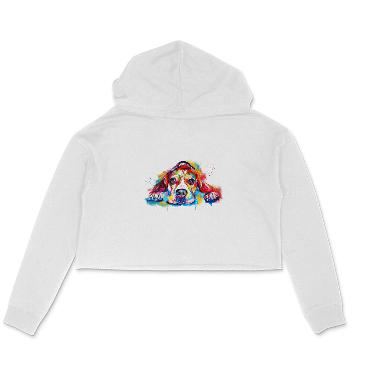 Stepevoli Clothing - Crop Hoodie (Women) - Droopy Dog Eyes (6 Colours)