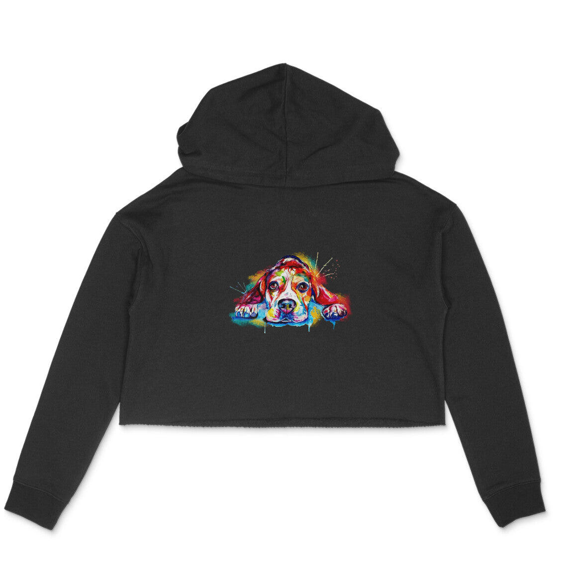 Stepevoli Clothing - Crop Hoodie (Women) - Droopy Dog Eyes (6 Colours)
