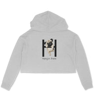 Stepevoli Clothing - Crop Hoodie (Women) - Hang In There Pug (5 Colours)