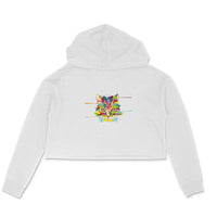 Stepevoli Clothing - Crop Hoodie (Women) - Laser Sharp Cat (6 Colours)