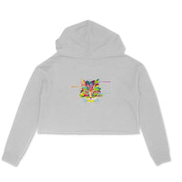 Stepevoli Clothing - Crop Hoodie (Women) - Laser Sharp Cat (6 Colours)