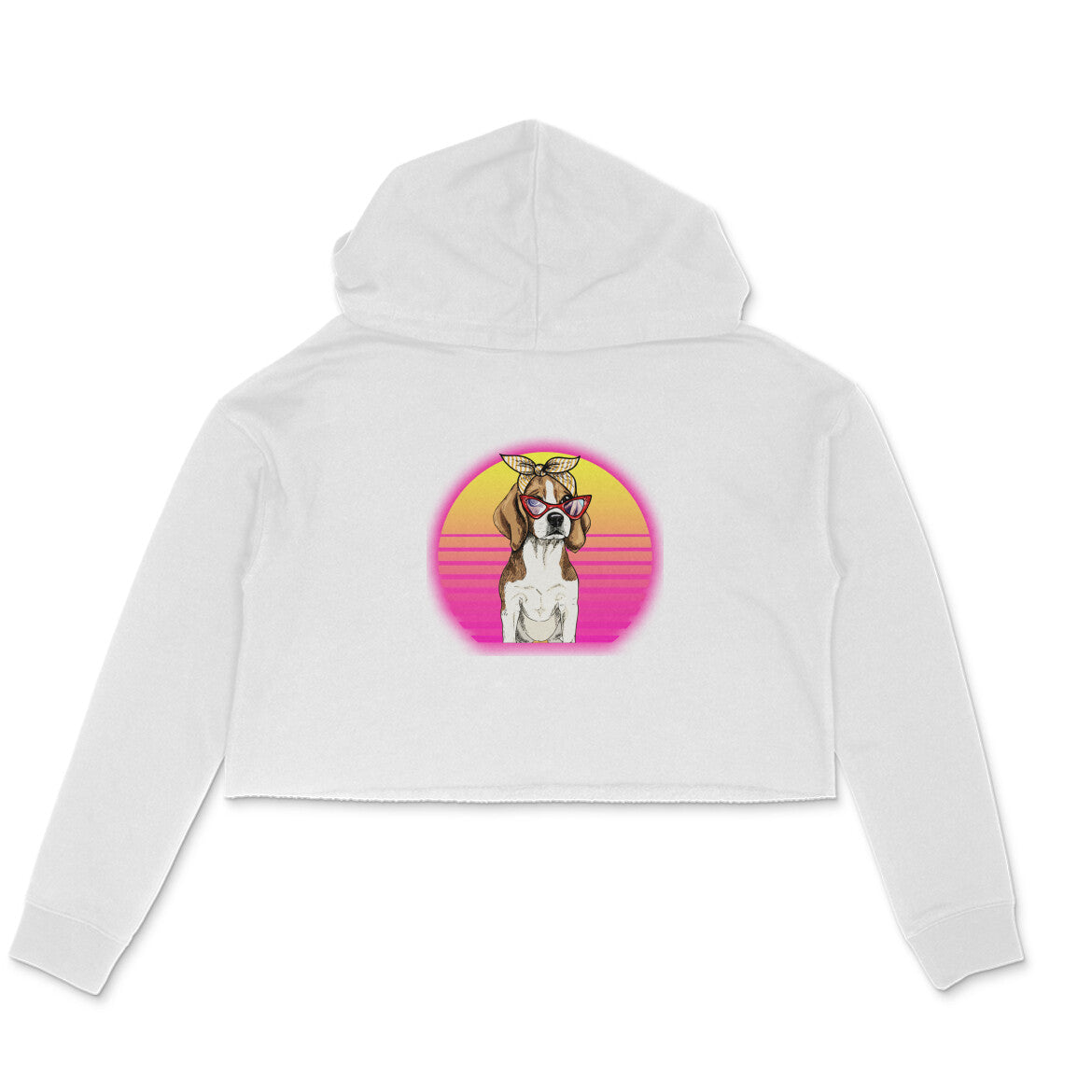Stepevoli Clothing - Crop Hoodie (Women) - Lil Miss Beagle (6 Colours)