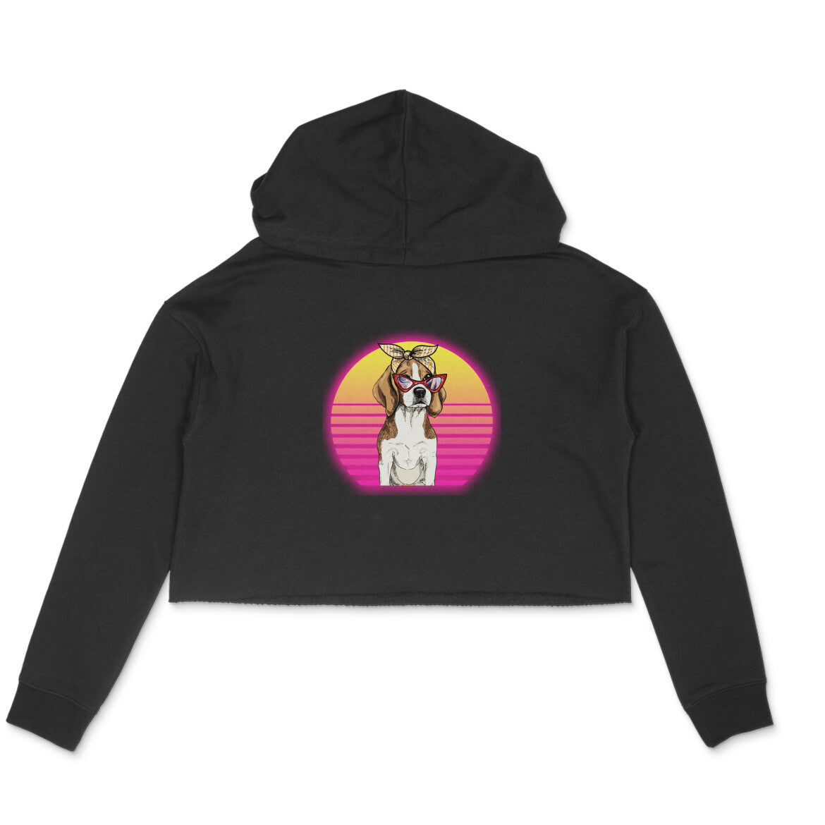 Stepevoli Clothing - Crop Hoodie (Women) - Lil Miss Beagle (6 Colours)
