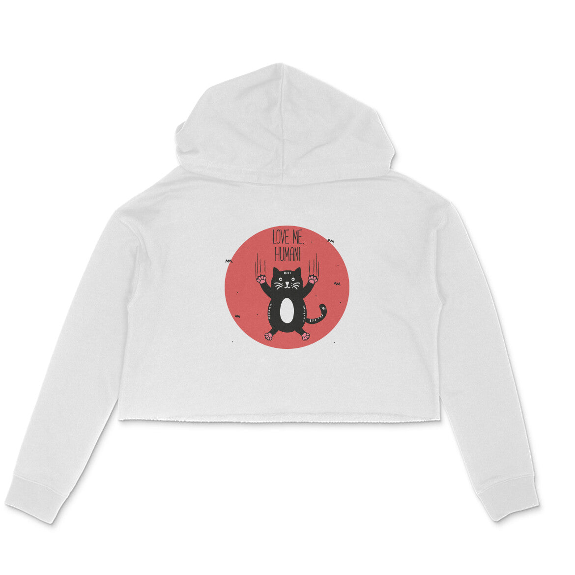 Stepevoli Clothing - Crop Hoodie (Women) - Love Me, Human (6 Colours)