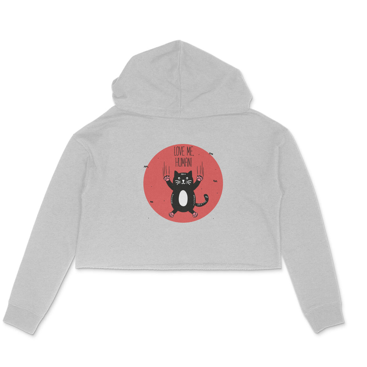 Stepevoli Clothing - Crop Hoodie (Women) - Love Me, Human (6 Colours)