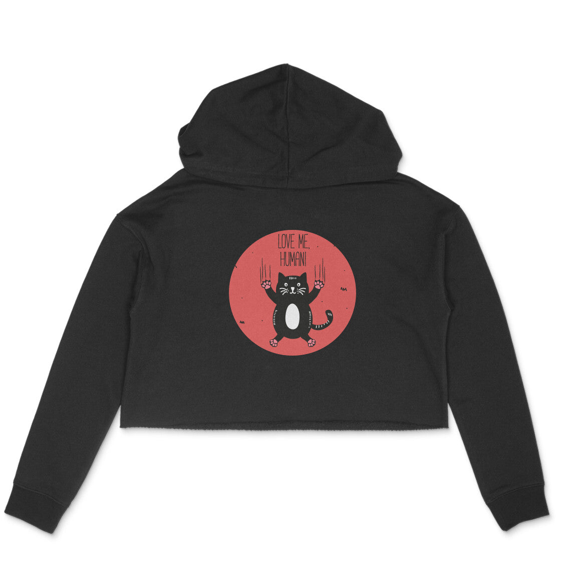Stepevoli Clothing - Crop Hoodie (Women) - Love Me, Human (6 Colours)