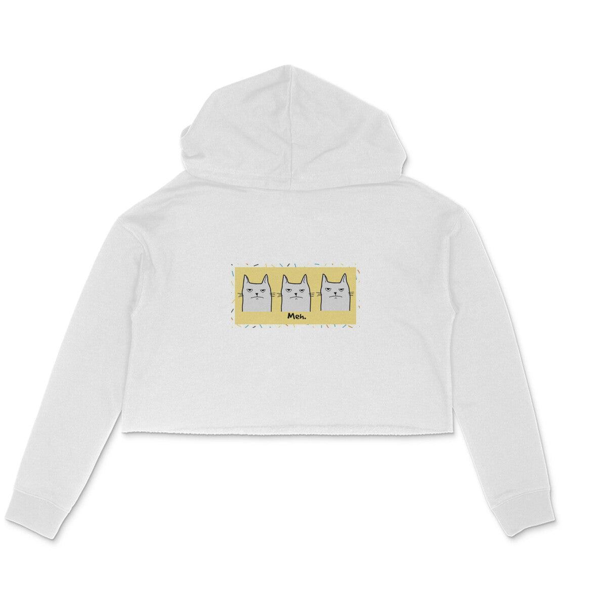 Stepevoli Clothing - Crop Hoodie (Women) - Meh Mondays (6 Colours)