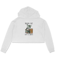 Stepevoli Clothing - Crop Hoodie (Women) - Nerdy Kitty (4 Colours)
