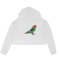 Stepevoli Clothing - Crop Hoodie (Women) - Pretty Jandaya Parakeet (6 Colours)