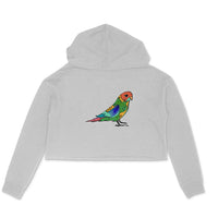 Stepevoli Clothing - Crop Hoodie (Women) - Pretty Jandaya Parakeet (6 Colours)
