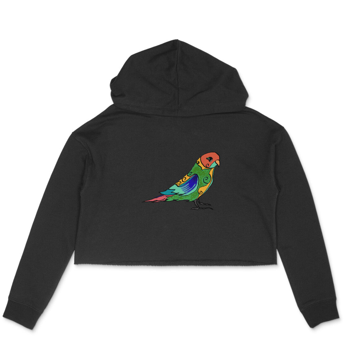 Stepevoli Clothing - Crop Hoodie (Women) - Pretty Jandaya Parakeet (6 Colours)