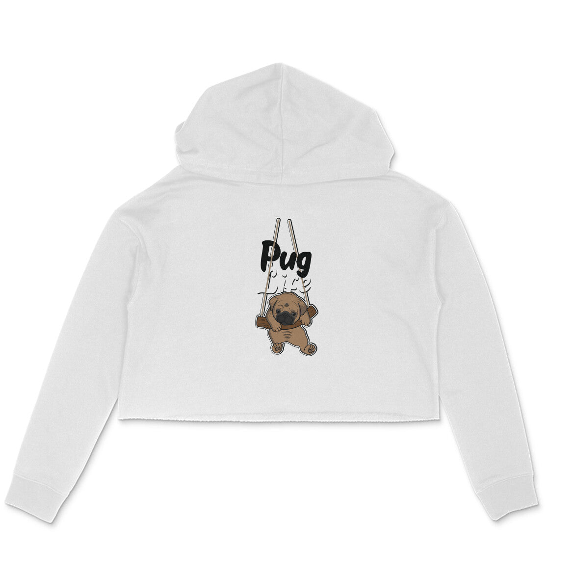 Stepevoli Clothing - Crop Hoodie (Women) - Pug Life (5 Colours)