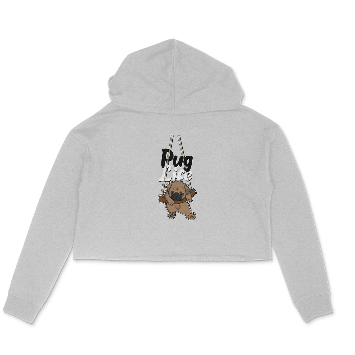 Stepevoli Clothing - Crop Hoodie (Women) - Pug Life (5 Colours)