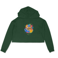 Stepevoli Clothing - Crop Hoodie (Women) - Splishy Splashy Cat (6 Colours)