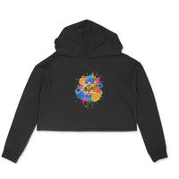 Stepevoli Clothing - Crop Hoodie (Women) - Splishy Splashy Cat (6 Colours)