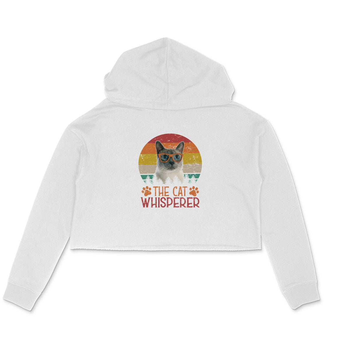 Stepevoli Clothing - Crop Hoodie (Women) - The Cat Whisperer (6 Colours)
