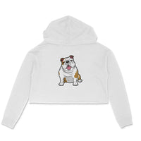 Stepevoli Clothing - Crop Hoodie (Women) - Wringkly Sprinkly Bulldog (6 Colours)