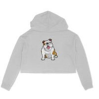 Stepevoli Clothing - Crop Hoodie (Women) - Wringkly Sprinkly Bulldog (6 Colours)
