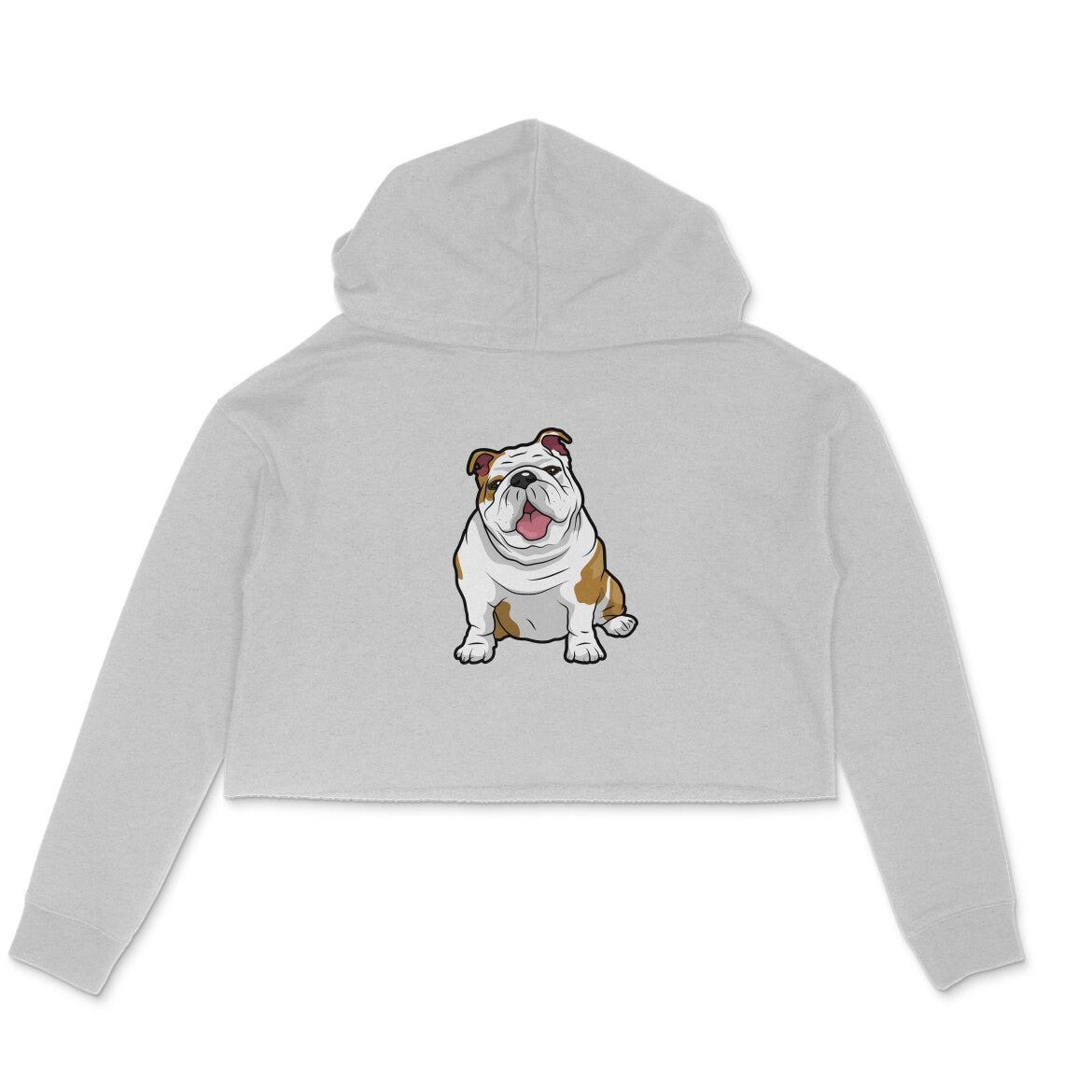 Stepevoli Clothing - Crop Hoodie (Women) - Wringkly Sprinkly Bulldog (6 Colours)