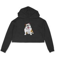 Stepevoli Clothing - Crop Hoodie (Women) - Wringkly Sprinkly Bulldog (6 Colours)