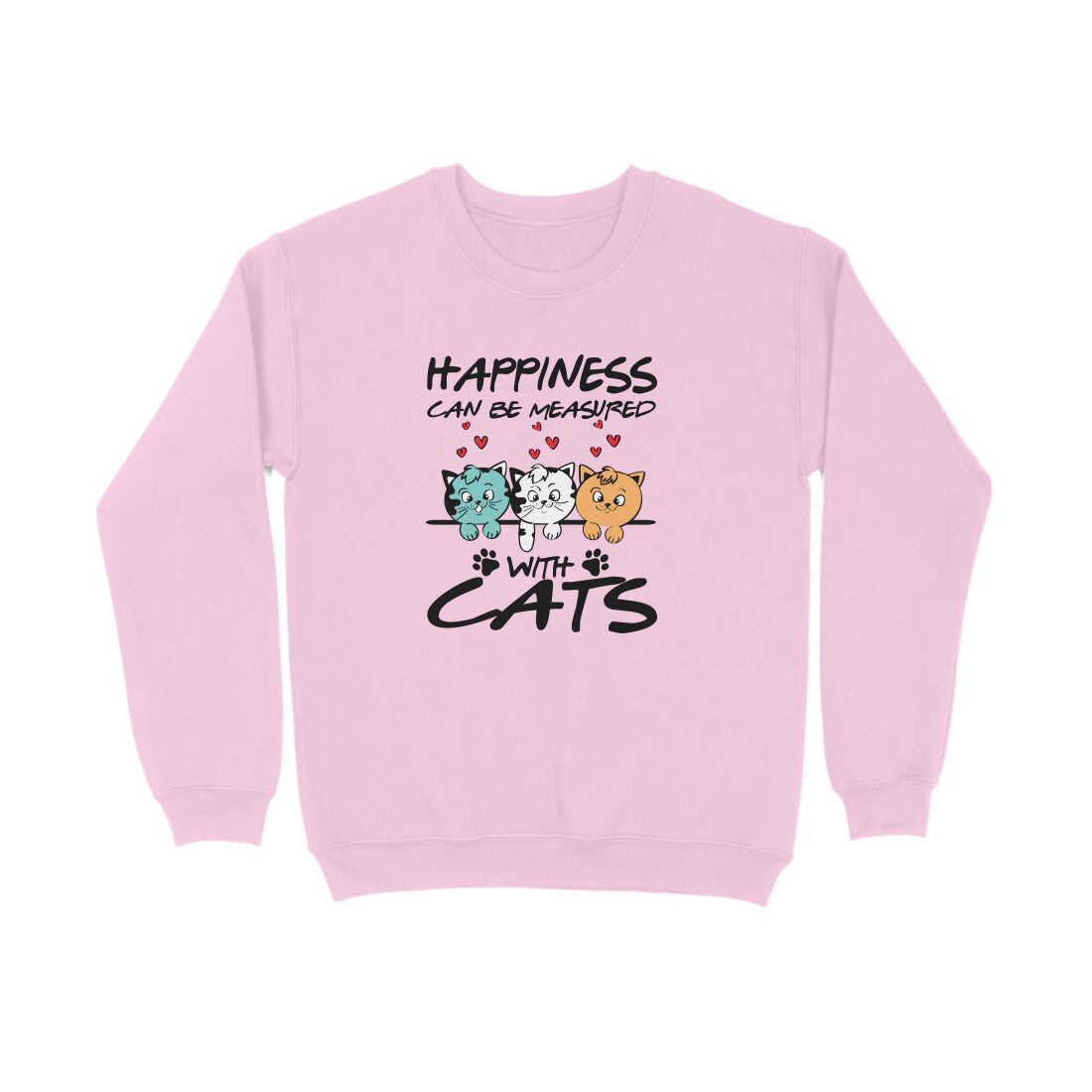 Stepevoli Clothing - Sweatshirt (Unisex) - Feline Happy (5 Colours)