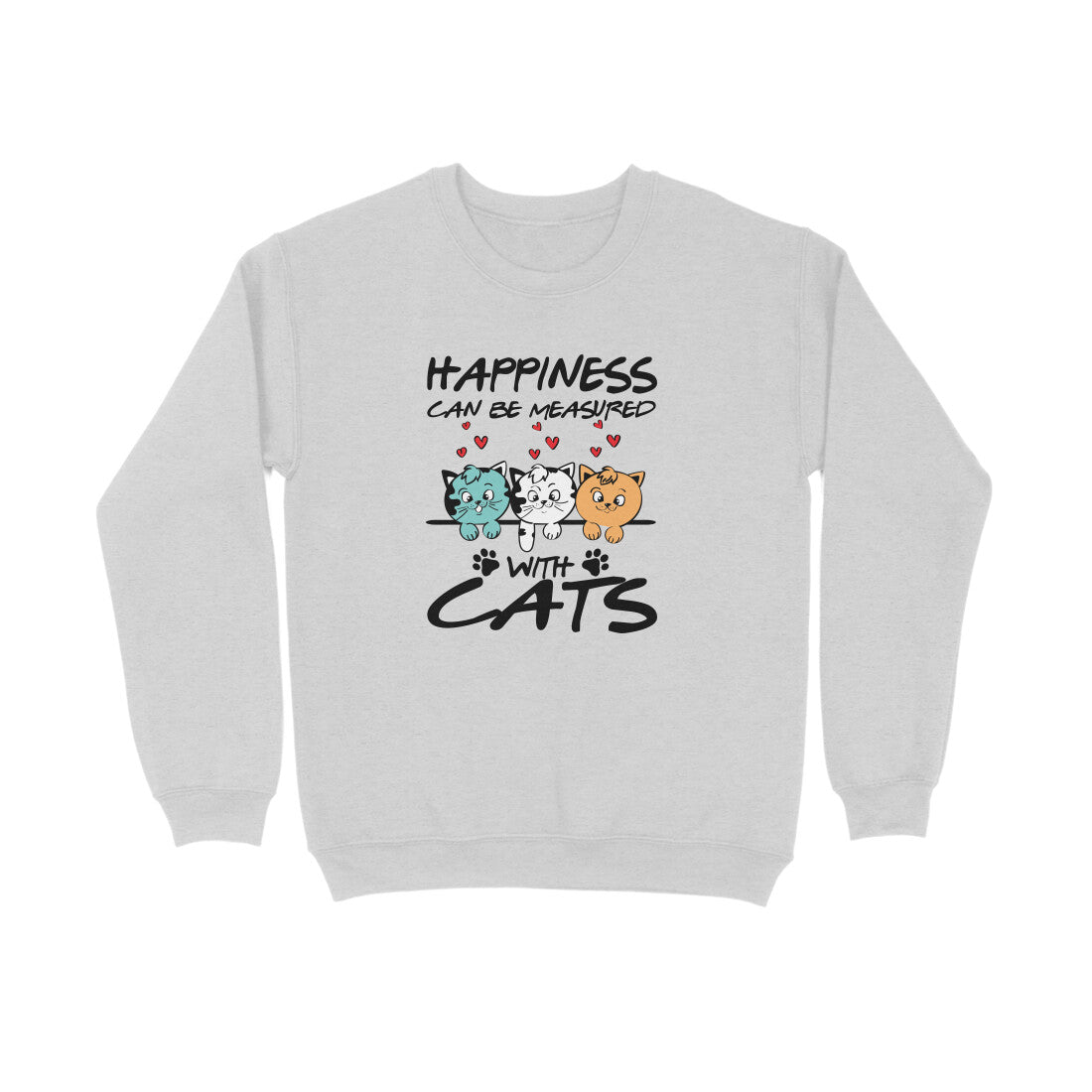 Stepevoli Clothing - Sweatshirt (Unisex) - Feline Happy (5 Colours)