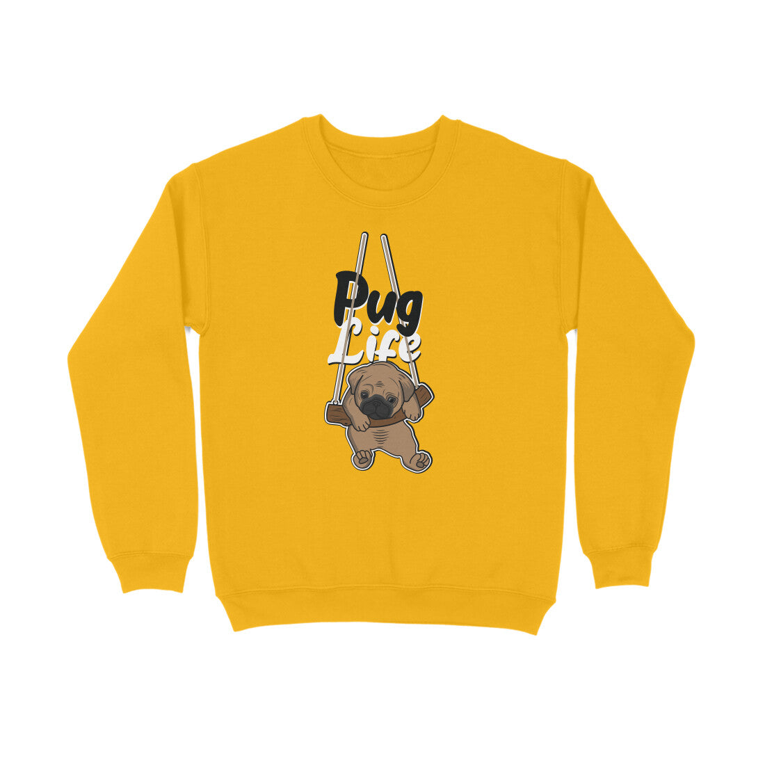 Stepevoli Clothing - Sweatshirt (Unisex) - Pug Life (5 Colours)